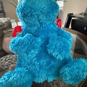 Blue Plush Cookie Monster Sesame Street